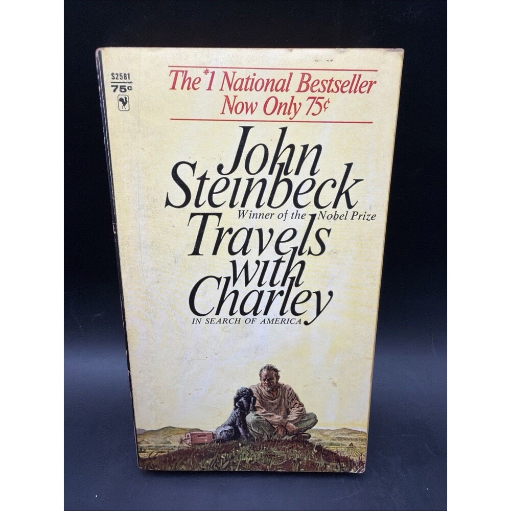 Travels with Charley by John Steinbeck - Vintage Paperback Book